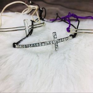 Adjustable Cross Bracelet Lot of 4